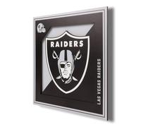 YouTheFan NFL Las Vegas Raiders 3D Logo Serie Wall Art - 12x12