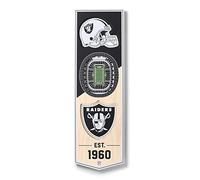 YouTheFan NFL Las Vegas Raiders 3D Stadium Banner-Allegiant Stadium