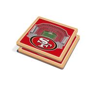 YouTheFan NFL San Francisco 49ers 3D StadiumView Coasters - Levi's Stadium