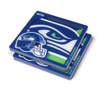 YouTheFan NFL Seattle Seahawks 3D Logo Series Sottobicchieri
