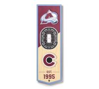 YouTheFan NHL Colorado Avalanche 3D Stadium 6x19 Banner - Ball Arena