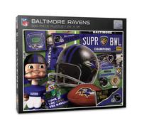 YouTheFan Puzzle NFL Baltimore Ravens Retro Series - 500 pezzi