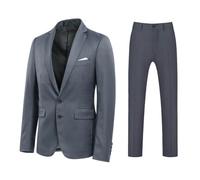 YOUTHUP Abito da Uomo 2 Pezzi 2 Bottoni Business Abiti da Sposa Tuxedo Blazer e Pantaloni