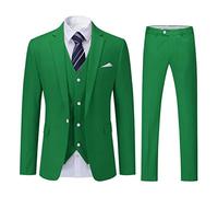 YOUTHUP Abito Uomo 3 Pezzi Slim Fit Giacca Gilet Pantaloni