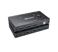 YOUTINGHDAV KVM Switch HDMI 8K@60Hz 4K@120Hz, KVM Switch 2 PC 1 Monitor HDMI2.1