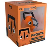 Youtooz Chainsaw Man: Pochita Happy TV-Show Figure, Sunset Chevron Orange/Evenin