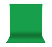 YouTube - Sfondo fotografico pieghevole, 2 x 3 m, colore verde, lavabile, per foto, video, studio, televisione, zoom, zoom, YouTube