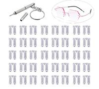 YouU 151 pezzi 1.4/1.5/1.6mm Montatura Occhiali Senza Montatura Accessori di Fissaggio Strumenti Cacciavite per Occhiali Strumento di Riparazione