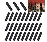 YouU Gomma Nera Tappo Dosatore Bottiglia di Liquore, Coperchio Copri Versatore Beccuccio Copri Polvere(Non includere Il beccuccio) (50x10mm)