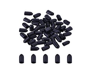YouU Gomma Nera Tappo Dosatore Bottiglia di Liquore, Coperchio Copri Versatore Beccuccio Copri Polvere(Non includere Il beccuccio) (15x7mm)