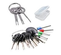 YouU Terminali 21 pz Auto Strumento di Rimozione Set, Auto Cablaggi Elettrici Crimpare Connettore Pin Estrattore Kit di Riparazione per Auto con Scatola