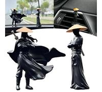 Youxia (Knight-Errant) - for Car, Youxia Samurai Ornament Car Dashboard Accessories, Youxia Car Dashboard Decorations, Chinese 3D Printed Youxia Sculpture for Office, Home Decor (C(1.96in/5cm)-2 Pcs)