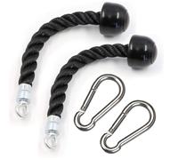 YouXiaor Corda Tricipit Corda per Allenament, 2 Pezzi Corda Singola per Tricipiti Corda per tricipiti con Una Mano Fune per Allenatore per Braccio per Fitness in Multipalestra Allenamento