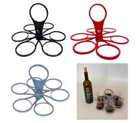 YouXiaor Portabevande con Manico, 3PCS Portabicchieri Pieghevole Portabevande con Maniglia Porta Caffè Portabottiglie Pieghevole Portabicchieri per Bevande Porta Bicchieri per bar,Feste e Riunioni