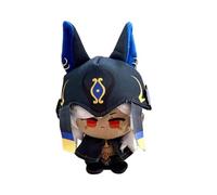 Youxy Anime Peluche Diluc/Venti/ZhongLi Figura Posizione Seduta Mini Ciondolo 12CM Anime Cartoon PP Cotone Morbido Farcito Borsa Decorazione per i fan dei giocatori