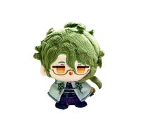 Youxy Anime Peluche Diluc/Venti/ZhongLi Figura Posizione Seduta Mini Ciondolo 12CM Anime Cartoon PP Cotone Morbido Farcito Borsa Decorazione per i fan dei giocatori