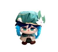 Youxy Anime Peluche Diluc/Venti/ZhongLi Figura Posizione Seduta Mini Ciondolo 12CM Anime Cartoon PP Cotone Morbido Farcito Borsa Decorazione per i fan dei giocatori