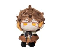 Youxy Anime Peluche Diluc/Venti/ZhongLi Figura Posizione Seduta Mini Ciondolo 12CM Anime Cartoon PP Cotone Morbido Farcito Borsa Decorazione per i fan dei giocatori