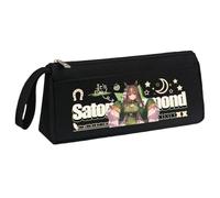 Youxy Astuccio per matite con cappuccio con motivo anime Oguri con stampa 3D per la settimana speciale/Tokai Teio, astuccio per studenti con stampa 3D per il rientro a scuola, per ragazze e ragazzi