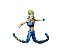 Youxy Dio Brando Peluche Animale Giovanna/Bucciarati Morbido Cuscino Riempito Divertente 28 cm Cartone Animato Rotabile Astratto per Divano Decorazione Domestica