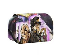 Youxy Joseph Joestar Astuccio Anime Dio Brando/Star Platinum Pen Box Fashion Stationery Bag Grande Capacità Astuccio per il ritorno a scuola per ragazze ragazzi, Tipo 1, Astuccio