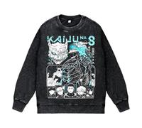 Youxy Kafka Hibino Felpa a maniche lunghe, stile retrò, per ragazzi alla moda, tempo libero, streetwear, anime kafka Hibino, a maniche lunghe, abbigliamento sportivo unisex