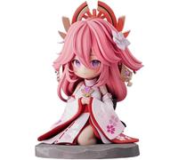 Youxy Personaggi anime Yae Miko/Sangonomiya Kokomi Figura al ginocchio modello 13 cm PVC Game Character Statue Home Decorations Collectibles Gift for Fan