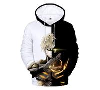 Youxy Saitama - Felpa con cappuccio Anime Genos, con stampa 3D, a maniche lunghe, alla moda, per il tempo libero, streetwear