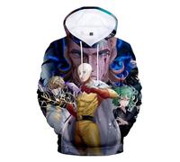 Youxy Saitama - Felpa con cappuccio Anime Genos, con stampa 3D, a maniche lunghe, alla moda, per il tempo libero, streetwear