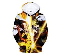 Youxy Saitama - Felpa con cappuccio Anime Genos, con stampa 3D, a maniche lunghe, alla moda, per il tempo libero, streetwear