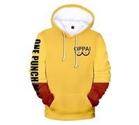 Youxy Saitama - Felpa con cappuccio Anime Genos, con stampa 3D, a maniche lunghe, alla moda, per il tempo libero, streetwear