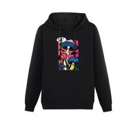 youyasi Eat Me Shroom Mushroom Fungi Psychedelic Hallucinations Hoodies Long Sleeve Pullover Loose Hoody Sweatershirt Black XL