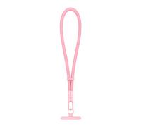 youyaya Catena per cellulare corta, mini, cinturino per cellulare corto, cinturino da polso, regolabile per cellulare, protezione antifurto, Colore: rosa., Taglia unica