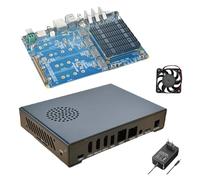 youyeetoo CM3588 Mini piattaforma NAS fino a 8 K, RK3588, OpenMediaVault fit,16 GB/8 GB LPDDR4X, 4 prese M.2 PCIe3.0, soluzioni NAS per server domestici, archiviazione cloud locale (16 GB + kit di