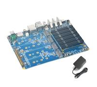 youyeetoo CM3588 Plus Mini NAS Piattaforma 8K Video, RK3588, OpenMediaVault fit,16/32GB RAM, 4 socket M.2 PCIe3.0, soluzioni NAS, Home Server, archiviazione cloud locale, micro computer (kit NAS da 32