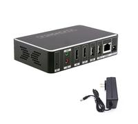 youyeetoo Encoder HDMI ENC1-V3 per streaming live, multi-piattaforma compatibile, supporto SRT e NDI, 4K a 30 fps, CPU quad-core ARM Cortex A7, encoder per apparecchiature multi-scenario