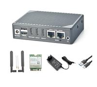 youyeetoo FriendlyElec NanoPC-T6-LTS Mini-Computer-Router, Dual 2.5G Ethernet, RK3588-8/16GB RAM, PCIe 3.0, OpenWrt, Open Source Smart IoT Gateway, für NAS/Reiserouter (8GB+64GB,WLAN-Kit)