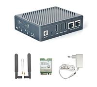 youyeetoo Mini WiFi Router NanoPC-T6 - il gateway intelligente aperto con LPDDR4X 16GB RAM, eMMC 256GB e Rockchip RK3588 SoC con slot mini iPCIe M.2 M-Key E-Key E-Key Slot, supporta WiFi e moduli