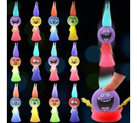 YOUYIKE 12 pezzi a LED a Forma di Piuma Luminosa, Giocattolo a LED 9cm, Regalo di Compleanno per Bambini, mini Giocattoli Glow Ball, per Bambini e Bambine da 3 a 15 anni