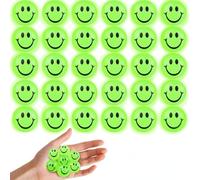 YOUYIKE Palline Rimbalzanti Bambini, 25mm Mini Luminescenza Pallina Rimbalzina Giocattoli, Gadget Compleanno Pensierini per Bambini Dopo Festa (30pcs)