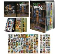 YOUYIKE Set di carte collezionabili con 60 carte uniche e 32 adesivi, bambini, giovani, feste e feste