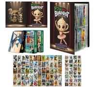 YOUYIKE Set di carte da collezione, con 60 carte uniche e 32 adesivi, bambini, giovani, feste e feste