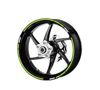 YOUZKA Decalcomania Moto Ruota Adesivi Riflettenti Rim Strisce Decalcomanie 17 "per HRC CBR1000RR CBR600RR CBR500R CBR300R CBR250R CBR 650R(Color3)