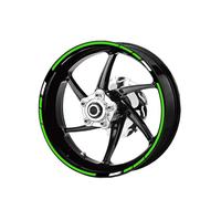 YOUZKA Decalcomania Moto Ruota Adesivi Riflettenti Rim Strisce Decalcomanie 17 "per HRC CBR1000RR CBR600RR CBR500R CBR300R CBR250R CBR 650R(Color2)
