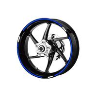 YOUZKA Decalcomania Moto Ruota Adesivi Riflettenti Rim Strisce Decalcomanie 17 "per HRC CBR1000RR CBR600RR CBR500R CBR300R CBR250R CBR 650R(Color6)