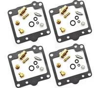 YOUZKA Kit di Accessori per la Riparazione Kit di Riparazione Carburatore per Moto 4 Pezzi, Parti di Ricambio per KZ1100A 1981-1983 KZ 1100 KZ1100 A, Set di Ricostruzione