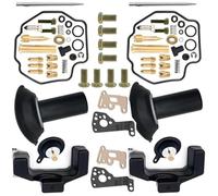 YOUZKA Kit di Accessori per la Riparazione Kit di Riparazione Carburatore per Moto 4X Guarnizione Valvola Ago per CBR600F4 CBR 600 CBR600 F3 SE SJR(Style 2)