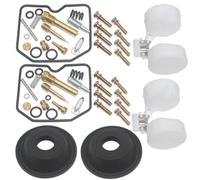 YOUZKA Kit di Accessori per la Riparazione Kit di Riparazione del Carburatore per Moto, Parti di Ricambio del Galleggiante A Membrana per EN450 A1 454 Ltd 1985-1990