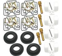 YOUZKA Kit di Accessori per la Riparazione Kit di Riparazione E Ricostruzione del Carburatore per Moto, Membrana Galleggiante per S&uzuki per Bandit 1200 GSF1200 2001-2005(Style 2)