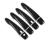 YOUZKA Maniglia decorativa Adesivo Modanatura Maniglia Esterna Portiera In Fibra Carbonio Nera Per N&issan Per X-trail T32 2014-2021(Nero)